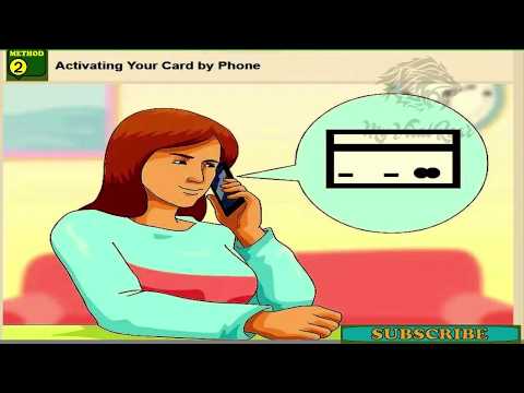 How to Activate a CREDIT CARD
