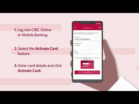 Activate a new or replacement credit card