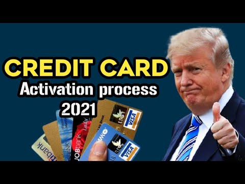 How to activate credit cards 2022 | How to active new credit card | Credit card activation process