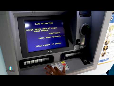 How to activate your card using the ATM