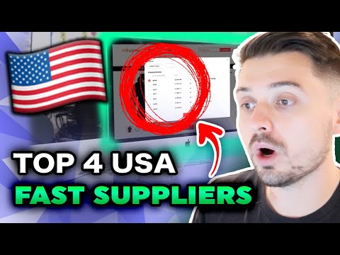 TOP 4 USA-FAST DROPSHIPPING SUPPLIERS!! Finally Get Faster Shipping Times (Aliexpress Alternatives)