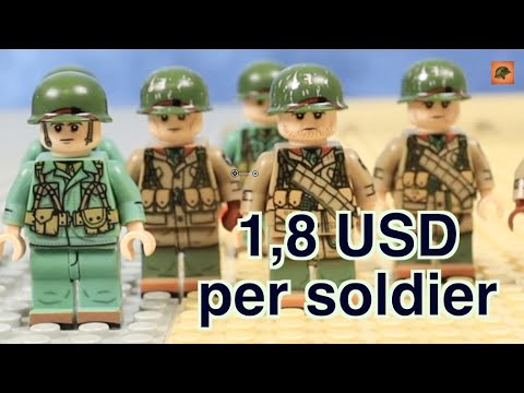 US soldiers lego compatible from Aliexpress – really cheap!