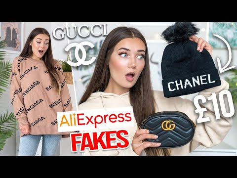 I BOUGHT FAKE DESIGNER ITEMS ON ALIEXPRESS… I DID NOT EXPECT THIS!