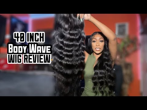 BOMB 40 INCH BODY WAVE LACE FRONTAL ALIEXPRESS WIG UNBOXING | ONE MORE HAIR REVIEW