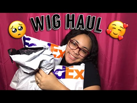 aliexpress wig haul + try on 🥰