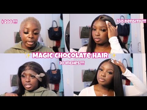 GRWM: Watch Me Finesse This Affordable Wig From Aliexpress ft. Magic Chocolate Hair