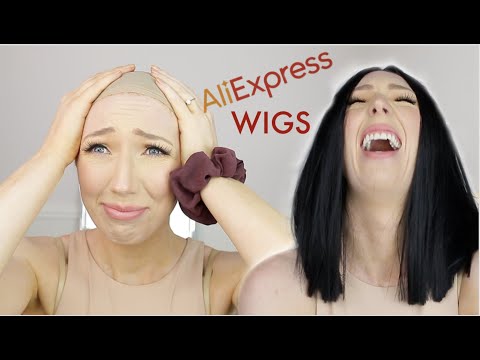 I TRIED CHEAP WIGS FROM ALIEXPRESS AND I’M SHOOK!!!…😮