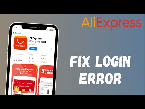 AliExpress Shopping App – Login