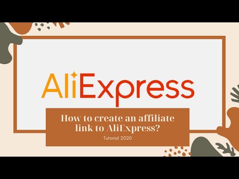 How to create an affiliate link to AliExpress ?  | AliExpress 2020