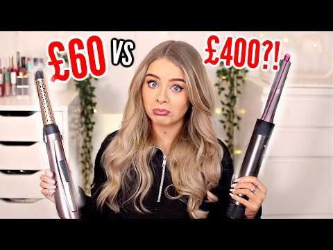 TESTING A DUPE FOR THE DYSON AIRWRAP?! £40 vs £400 Hair Tools..