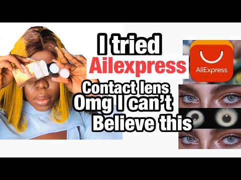 WORTH IT??cheap contact lens from ailexpres