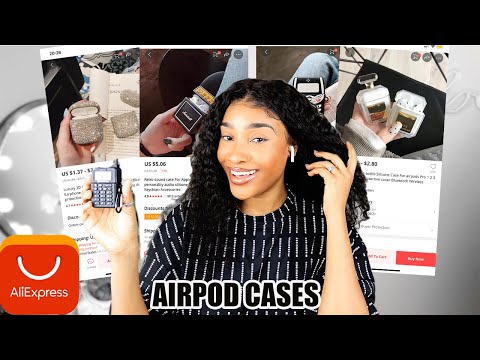 ALIEXPRESS airpods case haul! They CHANGED my life | cassiekaygee