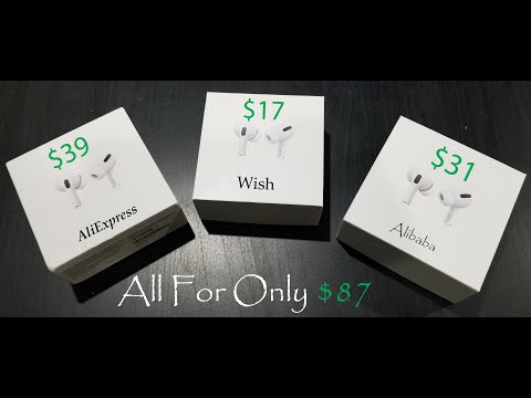 I bought 3 AirPods-All for only $87-From Wish, Alibaba, AliExpress