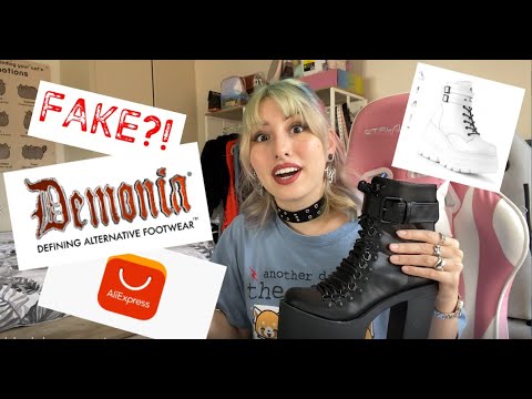 Fake Demonias from Aliexpress?! Best shoes for Beginners? #Platformshoes #Demonia #Aliexpress