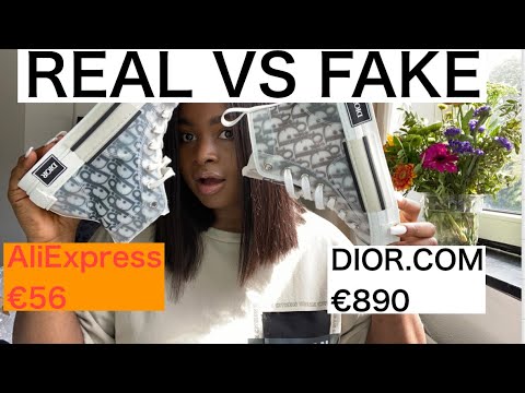 DIOR OBLIQUE SNEAKER | real vs fake | AliExpress