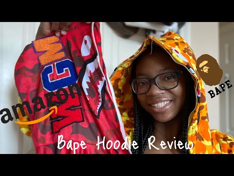 Amazon Bape Shark Hoodie Review | Is It Worth The Price?? + Sizing Tips!