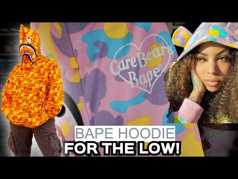 BAPE X Care Bears Hoodie (Baddie on a Budget)