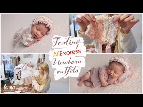 Testing ALIEXPRESS Newborn OUTFITS – Baby Photography CLOTHING