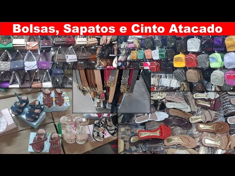 MODA CENTER SANTA CRUZ- BOLSAS, SAPATOS E CINTOS NO ATACADO PEÇAS PARTIR R$6,50 DIRETO DO FABRICANTE