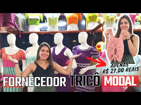 FORNECEDOR DE TRICÔ MODAL A PARTIR DE R$ 27,00 –  Moda Center Santa Cruz