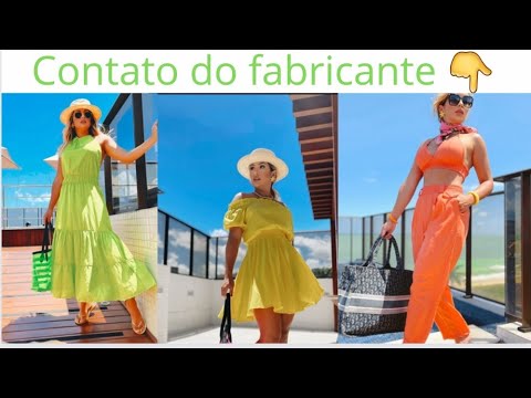 fabricante do moda cente Santa Cruz revelei o contato do fabricante