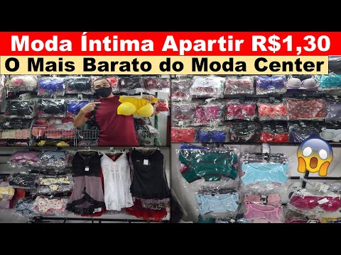 MODA CENTER SANTA CRUZ- FABRICANTE DE MODA ÍNTIMA NO ATACADO PEÇAS APARTIR R$1,30 ENVIA TODO BRASIL