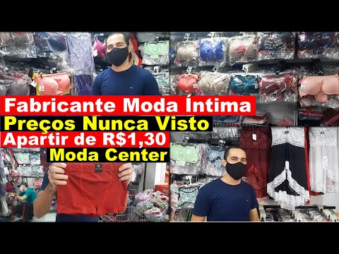 MODA CENTER SANTA CRUZ- FABRICANTE DE MODA ÍNTIMA PEÇAS APARTIR DE R$1,30 PREÇOS NUNCA VISTO