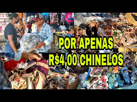 FEIRA DA SULANCA DE CARUARU – CHINELOS NO ATACADO APENAS R$ 4,00