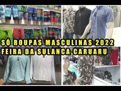 PESQUISEI SÓ ROUPAS MASCULINAS NESSA FEIRA DE ROUPAS BARATAS EM CARUARU