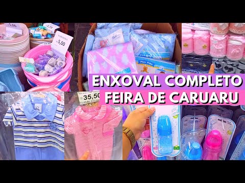 CARUARU FEIRA DA SULANCA ENXOVAL DE BEBÊ COMPLETO NO ATACADO!!!