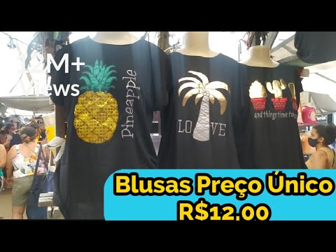 Blusas Preço Único R$12,00 Feira de TORITAMA 2022