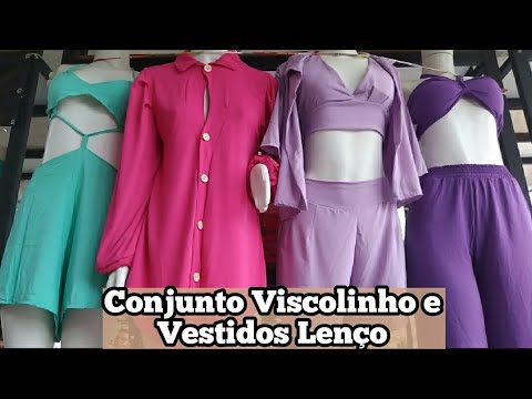 Conjuntos em Viscose e Vestidos Lenço Na FEIRA LIVRE DE TORITAMA 2022