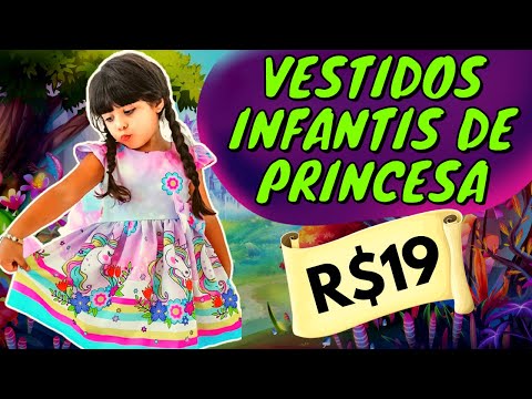 VESTIDOS INFANTIS R$19,00 (ATACADO NA 44 GOIÂNIA)