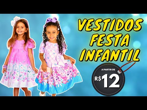 VESTIDOS INFANTIL R$12,00 NO ATACADO (FÁBRICA NA 44 GOIÂNIA)