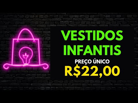 VESTIDO INFANTIL ATACADO R$22,00 (FÁBRICA NA 44 GOIÂNIA)