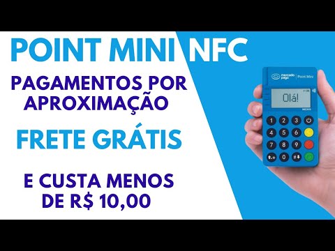 Nova Point Mini ME30S NFC! A máquina compacta do Mercado Pago com pagamento por aproximação!