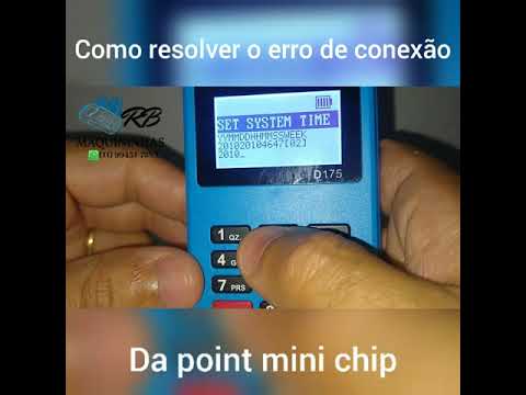 como resolver o erro de conexão da point mini chip #errodeconexao #pointminichip #mercadopago