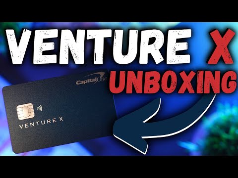 Capital One Venture X Unboxing | New FAVORITE Credit Card?