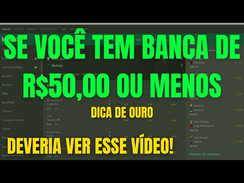 COMO GANHAR DINHEIRO NA BET365 E CRESCER BANCA PEQUENA!