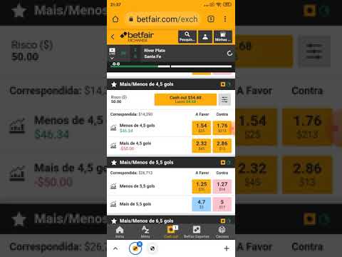 UNDER BETFAIR ENTRADA AO VIVO