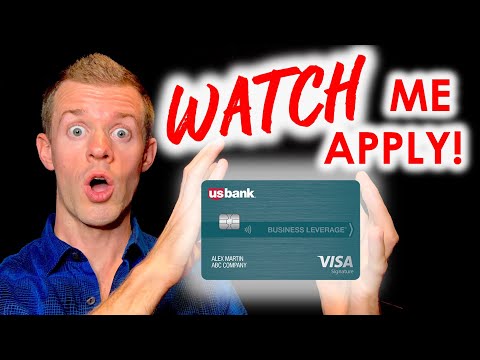 *WATCH ME APPLY* U.S. Bank Business Credit Card Application (U.S. Bank Business Leverage Card)