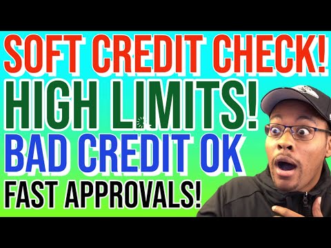 Very Easy Approval Soft Pull Credit Cards for Bad Credit!