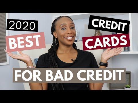 Best Credit Cards for Bad Credit 2020