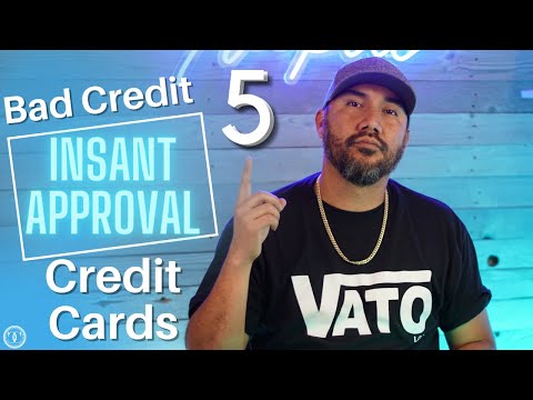 Get Approved! – 5 Credit Cards For Bad Credit – Unsecured –
