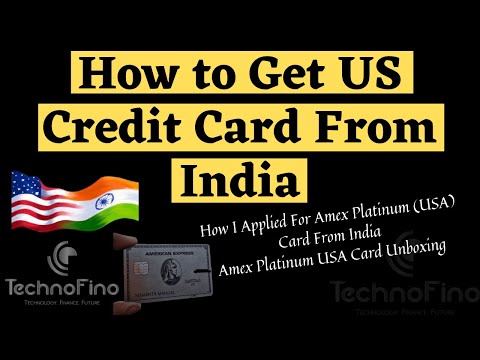 How To Get US Credit Card From India | Amex Platinum Card Unboxing (USA) 🔥🔥🔥