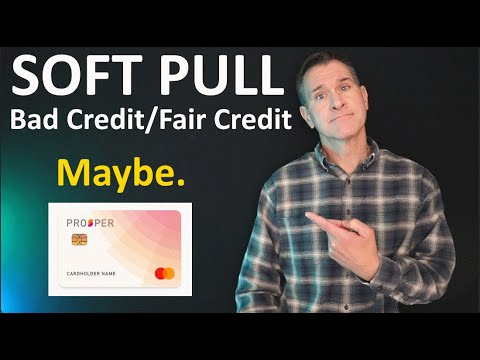 NEW CREDIT CARD: Prosper Card Review 2022 ( Soft Pull Bad Credit / Fair Credit Mastercard )