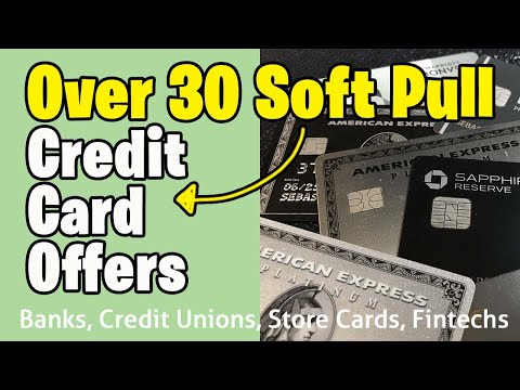 35 Soft- Pull Prequalification credit card & Store Cards! HUGE!