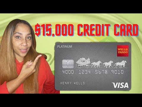 $15,000 Wells Fargo Platinum Credit Card with Soft Pull Pre-Approval!