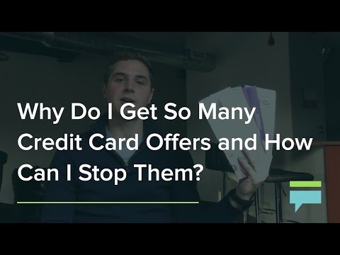 How can I stop all the credit card offers in the mail? – Credit Card Insider