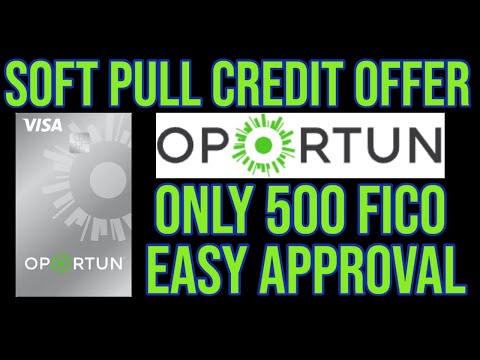 $20,000 Soft Pull! Bad Credit Approved! Oportun Loan and Visa Credit Card! (Must Watch)